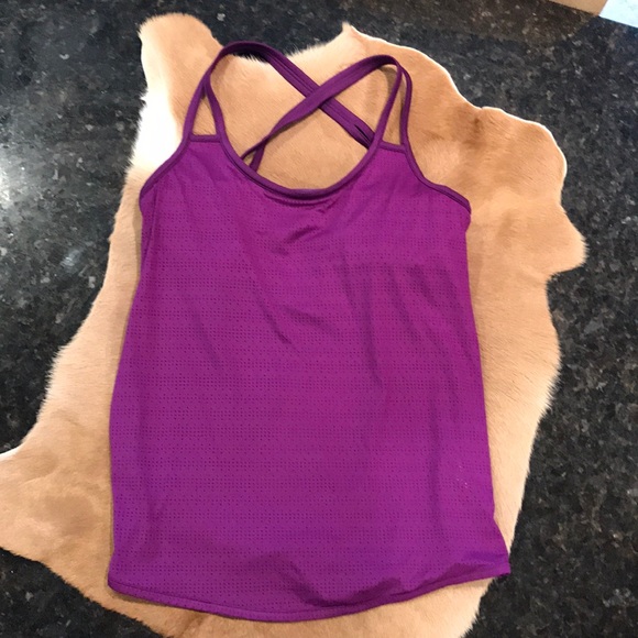 Athleta Tops - Athleta Criss Cross open back full support Tank XS
